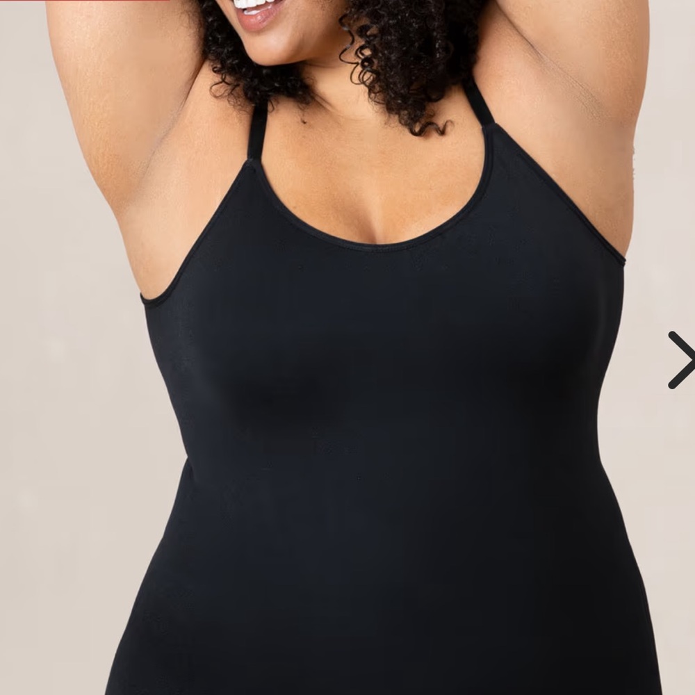 Black Scoop Neck Cami